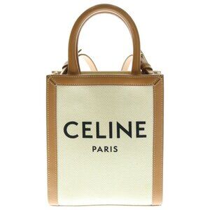Celine Mini Vertical Cabas 2-Way Bag Shoulder Bag Handbag Mini Tote Bag Brown